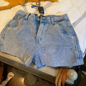 Urban Outfitters High-Rise Carpenter Shorts